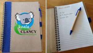 100% recycled notebook